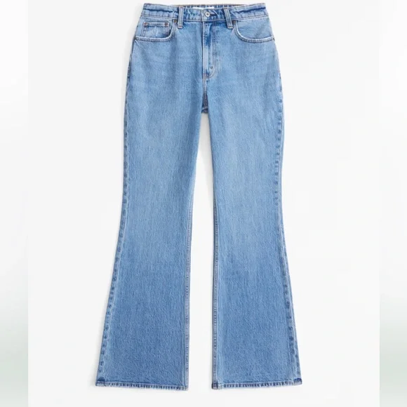 Abercrombie & Fitch Curve Love High Rise Vintage Flare Jean sz: 29/8 - Picture 7 of 7